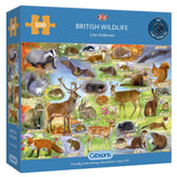 British Wildlife - Lisa Alderson | Gibsons | 500 Pieces | Jigsaw Puzzle - Puzzles +