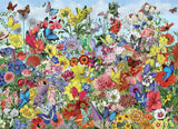 Butterfly Garden - Barbara Behr | Cobble Hill | 1000 Pieces | Jigsaw Puzzle - Puzzles +