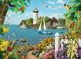 By The Bay - Alan Giana | Cobble Hill | 500 Pieces | Jigsaw Puzzle - Puzzles +