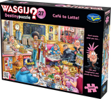 Café To Latte! - Destiny No.27 | Wasgij? | Holdson | 1000 Pieces | Jigsaw Puzzle - Puzzles +