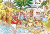 Camping Commotion! - Mystery No.6 | Wasgij? | Holdson | 500 XL Pieces | Jigsaw Puzzle - Puzzles +