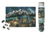 Camping In The Pacific Northwest | Kendra VanDruff | Micro Puzzles | 150 Pieces | Micro Jigsaw Puzzle - Puzzles +