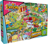 Campsite Capers - Jokesaws | Andy Tudor | Gibsons | 1000 Pieces | Jigsaw Puzzle - Puzzles +