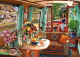 Canal Boat - View from My Window No.1 | Ravensburger | 1000 Pieces | Jigsaw Puzzle - Puzzles +
