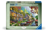 Canal Side Lane - Down the Lane No.6 | Ravensburger | 1000 Pieces | Jigsaw Puzzle - Puzzles +