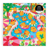 Capybara Pool Day | Mudpuppy | 500 Pieces | Jigsaw Puzzle - Puzzles +