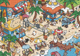 Cat Beach | Fusion | Botop | 1000 Pieces | Jigsaw Puzzle - Puzzles +
