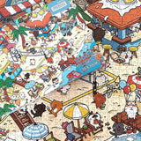 Cat Beach | Fusion | Botop | 1000 Pieces | Jigsaw Puzzle - Puzzles +