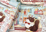 Cat Cafe | Botop Fusion | 500 Piece Puzzle | Jigsaw Puzzle - Puzzles +