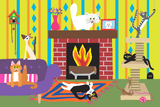 Cat House | Micro Puzzles | 150 Pieces | Micro Jigsaw Puzzle - Puzzles +