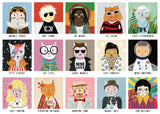 Cat Icons - Nia Gould | Happily | 1000 Pieces | Jigsaw Puzzle - Puzzles +