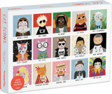 Cat Icons - Nia Gould | Happily | 1000 Pieces | Jigsaw Puzzle - Puzzles +