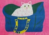 Cat In A Bag | Happily | 99 Pieces | Mini Jigsaw Puzzle - Puzzles +