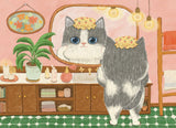 Cat In The Bathroom - Miss Wenly | The Puzzle Collab | 99 Pieces | Micro Jigsaw Puzzle - Puzzles +