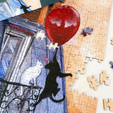 Cat Love | Botop Blackcard | 300 Pieces | Jigsaw Puzzle - Puzzles +