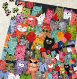 Cat Party | Botop Blackcard | 300 Pieces | Jigsaw Puzzle - Puzzles +