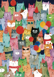 Cat Party | Botop Blackcard | 300 Pieces | Jigsaw Puzzle - Puzzles +