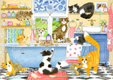 Catastrophe Cottage - Kate Mawdsley | Gibsons | 4 X 500 Pieces | Jigsaw Puzzle - Puzzles +