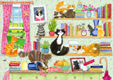 Catastrophe Cottage - Kate Mawdsley | Gibsons | 4 X 500 Pieces | Jigsaw Puzzle - Puzzles +