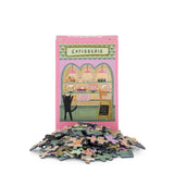 Catisserie - Nia Gould | Happily | 99 Pieces | Mini Jigsaw Puzzle - Puzzles +
