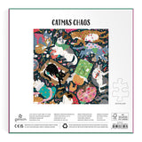 Catmas Chaos - Maria Kee | Galison | 500 Pieces | Jigsaw Puzzle - Puzzles +