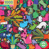 Cats At Work - Monika Forsberg | Eeboo | 1000 Pieces | Jigsaw Puzzle - Puzzles +