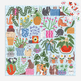 Cats In The Houseplants - Holly Maguire | Galison | 500 Pieces | Jigsaw Puzzle - Puzzles +