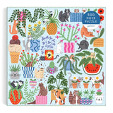 Cats In The Houseplants - Holly Maguire | Galison | 500 Pieces | Jigsaw Puzzle - Puzzles +