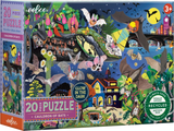Cauldron of Bats - Linda Bleck | Eeboo | 20 XL Pieces | Jigsaw Puzzle - Puzzles +