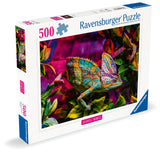 Chameleon | Colourful Animals | Ravensburger | 500 Pieces | Jigsaw Puzzle - Puzzles +