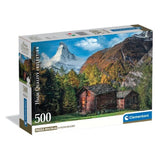 Charming Matterhorn | Clementoni | 500 Pieces | Jigsaw Puzzle - Puzzles +