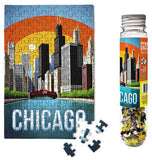 Chicago Sunrise | Micro Puzzles | 150 Pieces | Micro Jigsaw Puzzle - Puzzles +