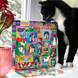 Christmas Cats - Lydia Graves | Eeboo | 1000 Pieces | Jigsaw Puzzle - Puzzles +