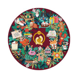 Christmas Countdown | Ridley's | 1000 Pieces | Circular Jigsaw Puzzle - Puzzles +