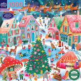 Christmas Flight | Eeboo | 1000 Pieces | Jigsaw Puzzle - Puzzles +