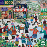 Christmas In The Square - Vanessa Bowman | Eeboo | 1000 Pieces | Jigsaw Puzzle - Puzzles +