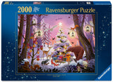 Christmas In The Woods | Ravensburger | 2000 Pieces | Jigsaw Puzzle - Puzzles +
