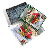 Christmas on the Farm - Greg Giordano | Cobble Hill | 1000 Pieces | Jigsaw Puzzle - Puzzles +
