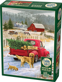 Christmas on the Farm - Greg Giordano | Cobble Hill | 1000 Pieces | Jigsaw Puzzle - Puzzles +