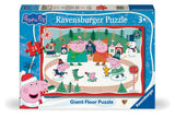 Christmas - Peppa Pig | Ravensburger | 24 Super Sized Pieces | Giant Floor Jigsaw Puzzle - Puzzles +