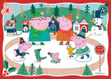 Christmas - Peppa Pig | Ravensburger | 24 Super Sized Pieces | Giant Floor Jigsaw Puzzle - Puzzles +