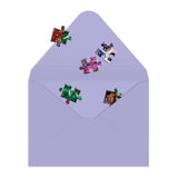 Christmas Square - Joy Laforme | Galison | 60 Pieces | Greeting Card Jigsaw Puzzle - Puzzles +
