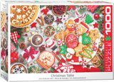 Christmas Table - Delicious Food | Eurographics | 1000 Pieces | Jigsaw Puzzle - Puzzles +