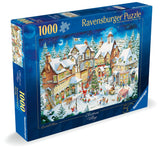 Christmas Village | Ravensburger | 1000 Pieces | Jigsaw Puzzle - Puzzles +