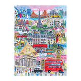 Cities Around The World - Michael Storrings | Galison | 1000 Pieces | Jigsaw Puzzle - Puzzles +