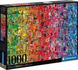 Collage | Colourbloom Collection | Clementoni | 1000 Pieces | Jigsaw Puzzle - Puzzles +