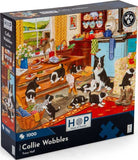Collie Wobbles - Tracy Hall | House Of Puzzles | 1000 Pieces | Jigsaw Puzzle - Puzzles +