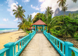 Colourful Bridge In Malaysia | Beautiful Walkways | Ravensburger | 1000 Pieces | Jigsaw Puzzle - Puzzles +