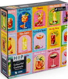 Colourful Cocktails - Clemency Bunn | House Of Puzzles | 1000 Pieces | Jigsaw Puzzle - Puzzles +