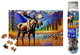 Colourful Moose | Micro Puzzles | 150 Pieces | Micro Jigsaw Puzzle - Puzzles +